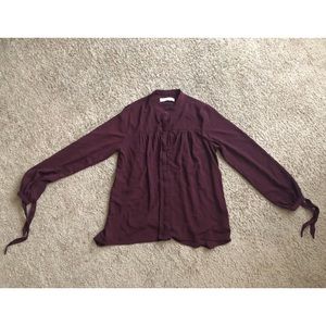 A&F Ruffled Blouse